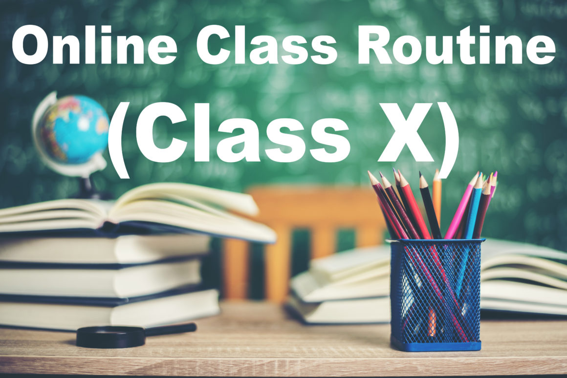 ROUTINE AND INSTRUCTIONS TO THE STUDENTS OF CLASS-X