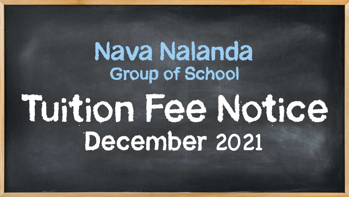 Tuition Fees payable for the month of December, 2021