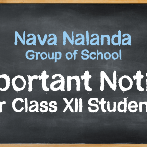 Important Notice for Class XII (2021-22 batch) Students
